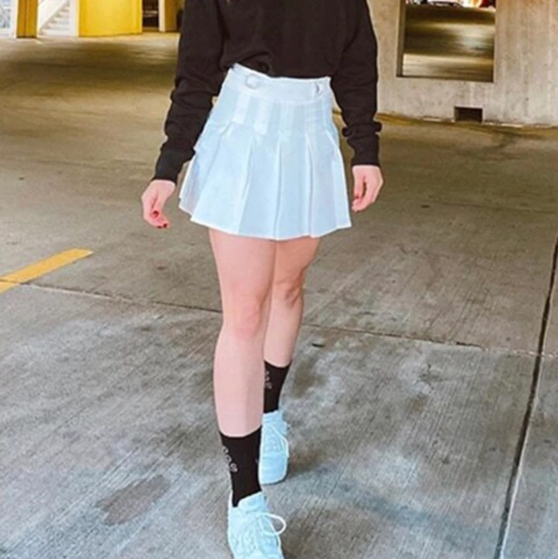  Vit tennis kjol  - 90