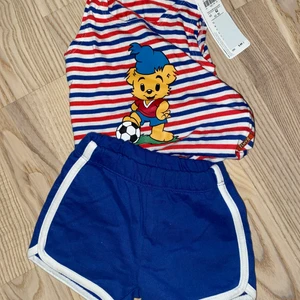 Bamse - Linne och shorts oanvända storlek 62