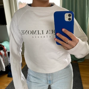 vit tröja - vit aqua limone tröja