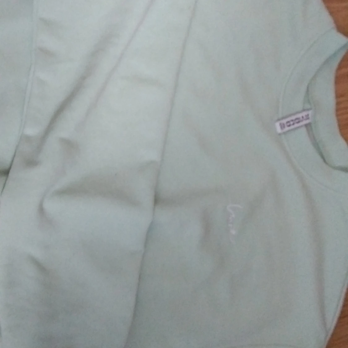 HM grön "Love" tröja - 91