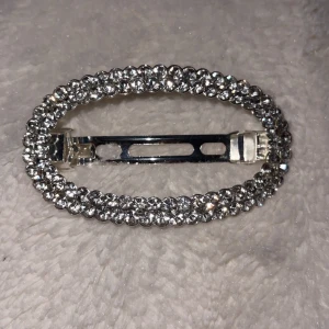 Klämma  - Silvrig m diamanter, pris kan diskuteras