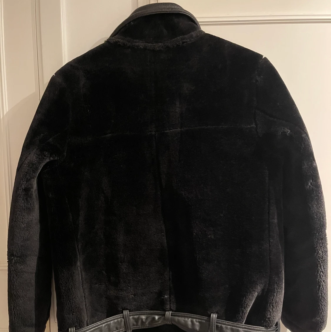 Svart bikerjacka - 90