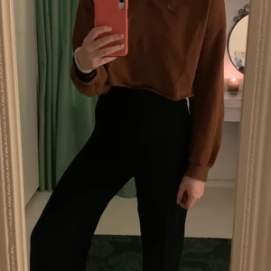 Brun Sweatshirt  - Brun croppad Sweatshirt från Shein! Storlek S men passar även XS! Priset är 100 kr inklusive frakt (ordinarie pris 120) inte använd! 