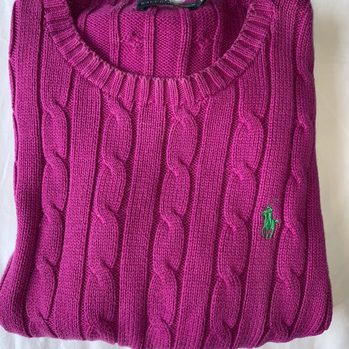 Kabelstickad tröja från Ralph Lauren