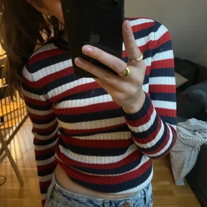 Randig tröja - Stickad tröja