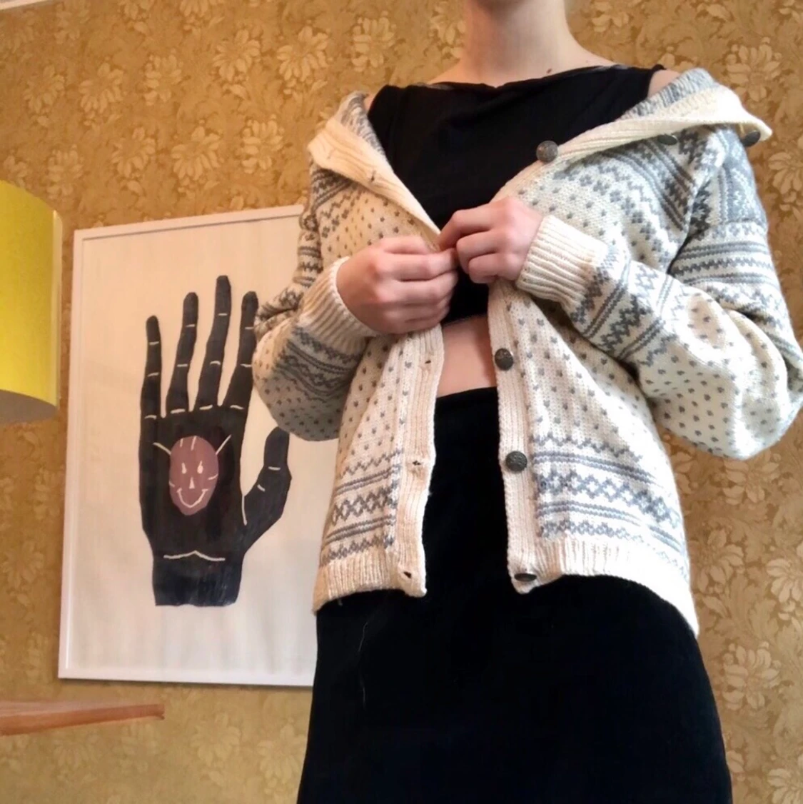 Stickad tröja  - 90