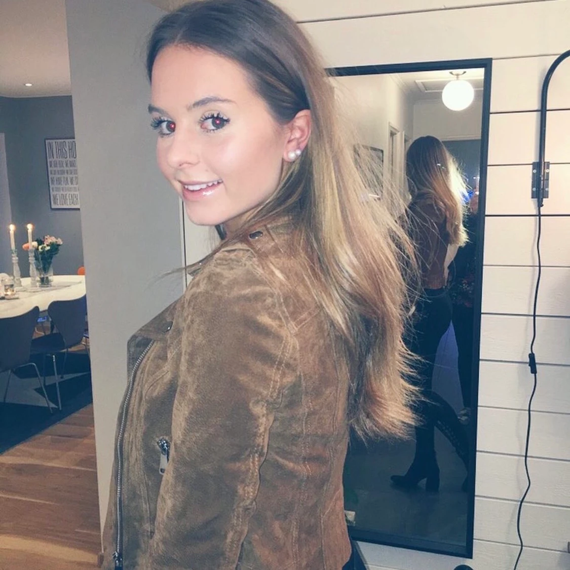 Brun mockajacka från Vero Moda