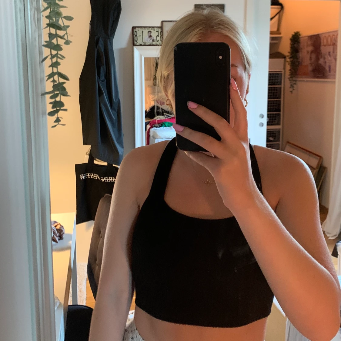 Topp med öppen rygg