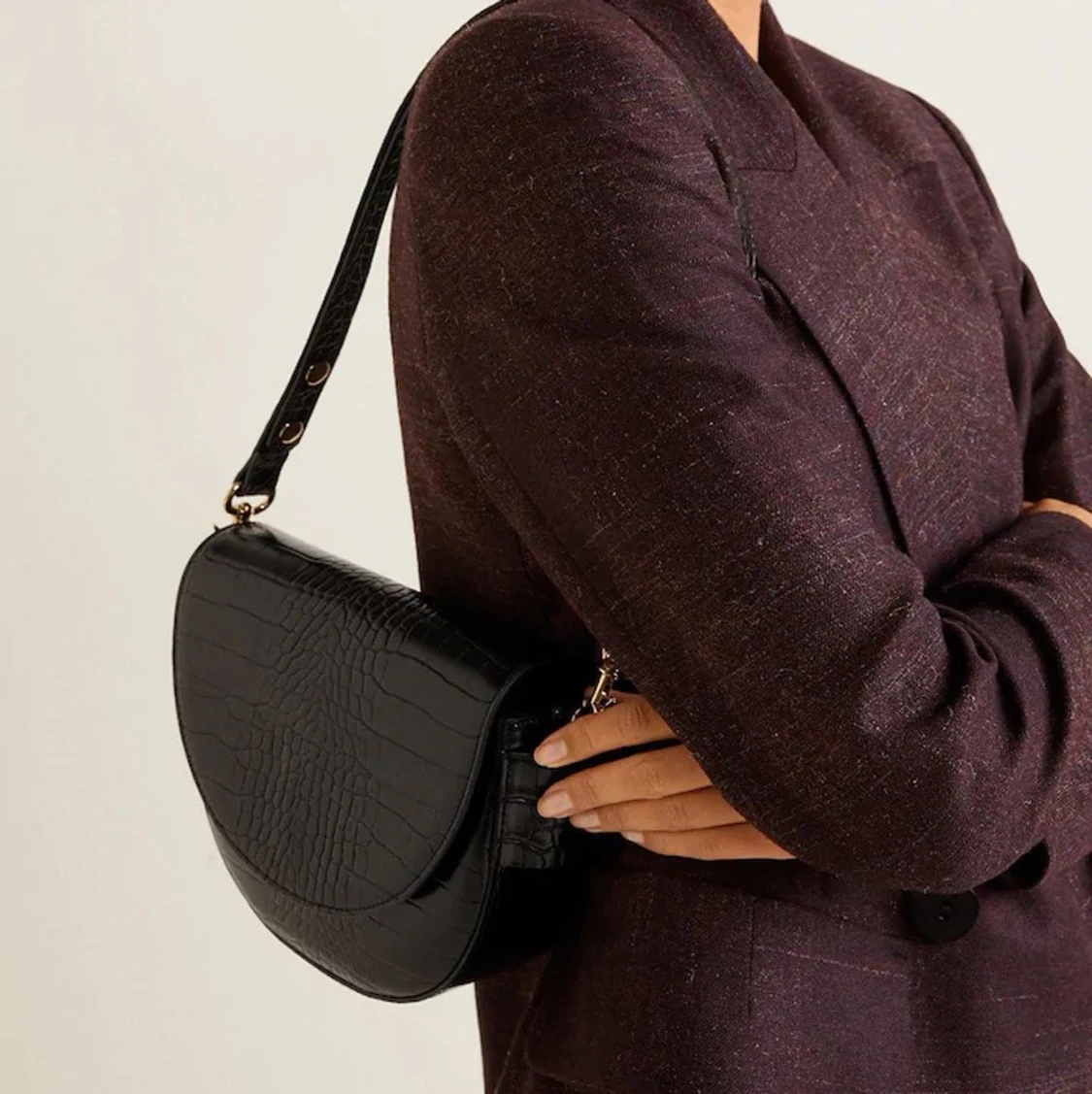 Svart axelväska - 91