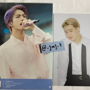 BTS POSTCARD - ✅ Jin LYS Postcard tour Japan Edition 55kr.                           ✅ Jimin NYEL Postcard 50kr.                                              [OFFICIAL]