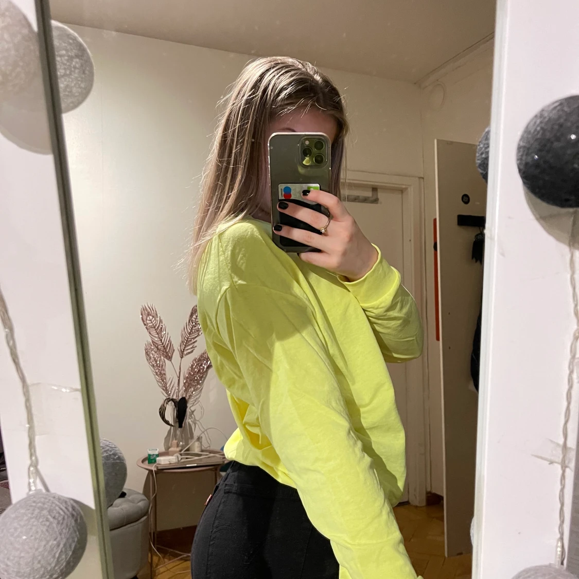 Neon gul tröja  - 91