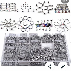 Septum töjningar!! SÖKER 😔😔 - Letar olika storleka helst tjocka silvet/start eller liknande. Jätte jätte gärna ett pack med massa olika storlekar 😍 Förestrar större i tital! Och såklart massa annat som i bild, skriv gärna är ❤❤❤❤