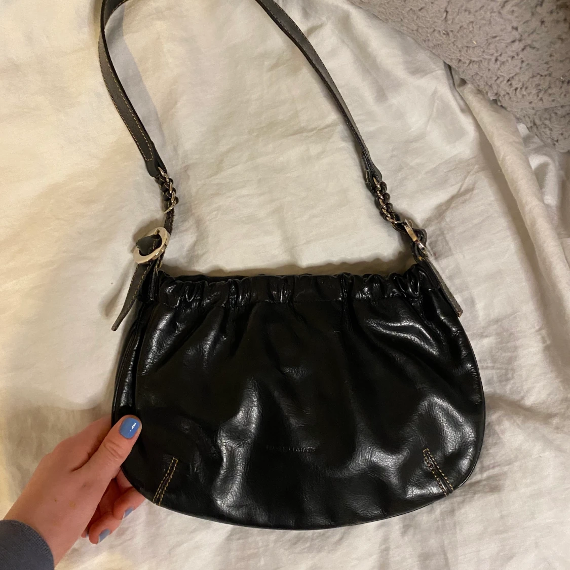 Svart vintage shoulder bag - 91