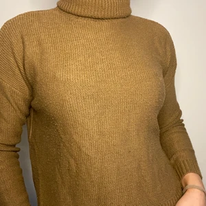 Brun turtle neck från Zara M - Säljer denna snygga turtle neck från Zara. Sitter fint, och passar en M eller S (36-38) 90kr + frakt 