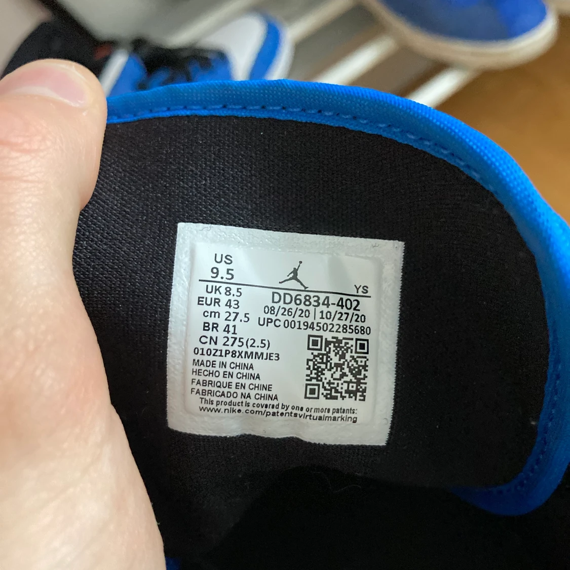 Nike Air Jordan 1 ”Signal blue” - 91