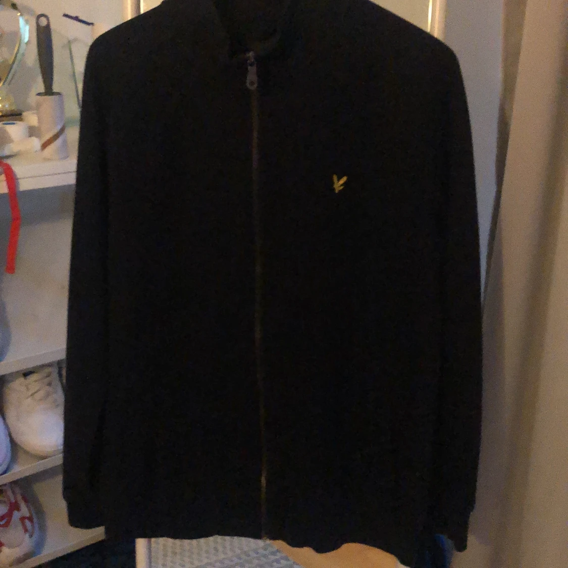 Lyle & scott zip jumper strl L  - 90