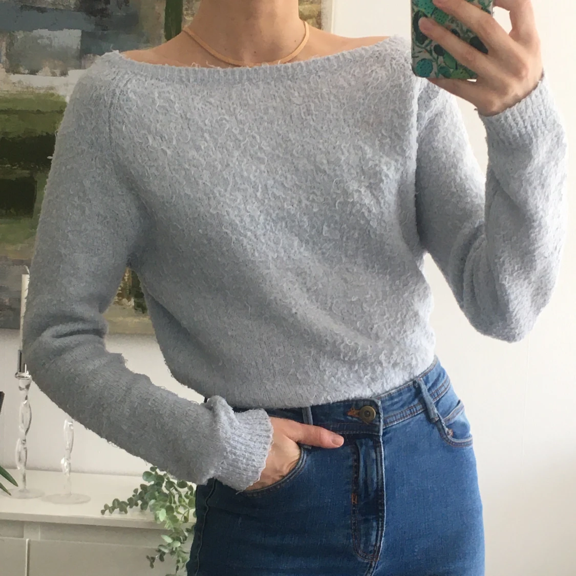 Blå tröja 🐳 - 90