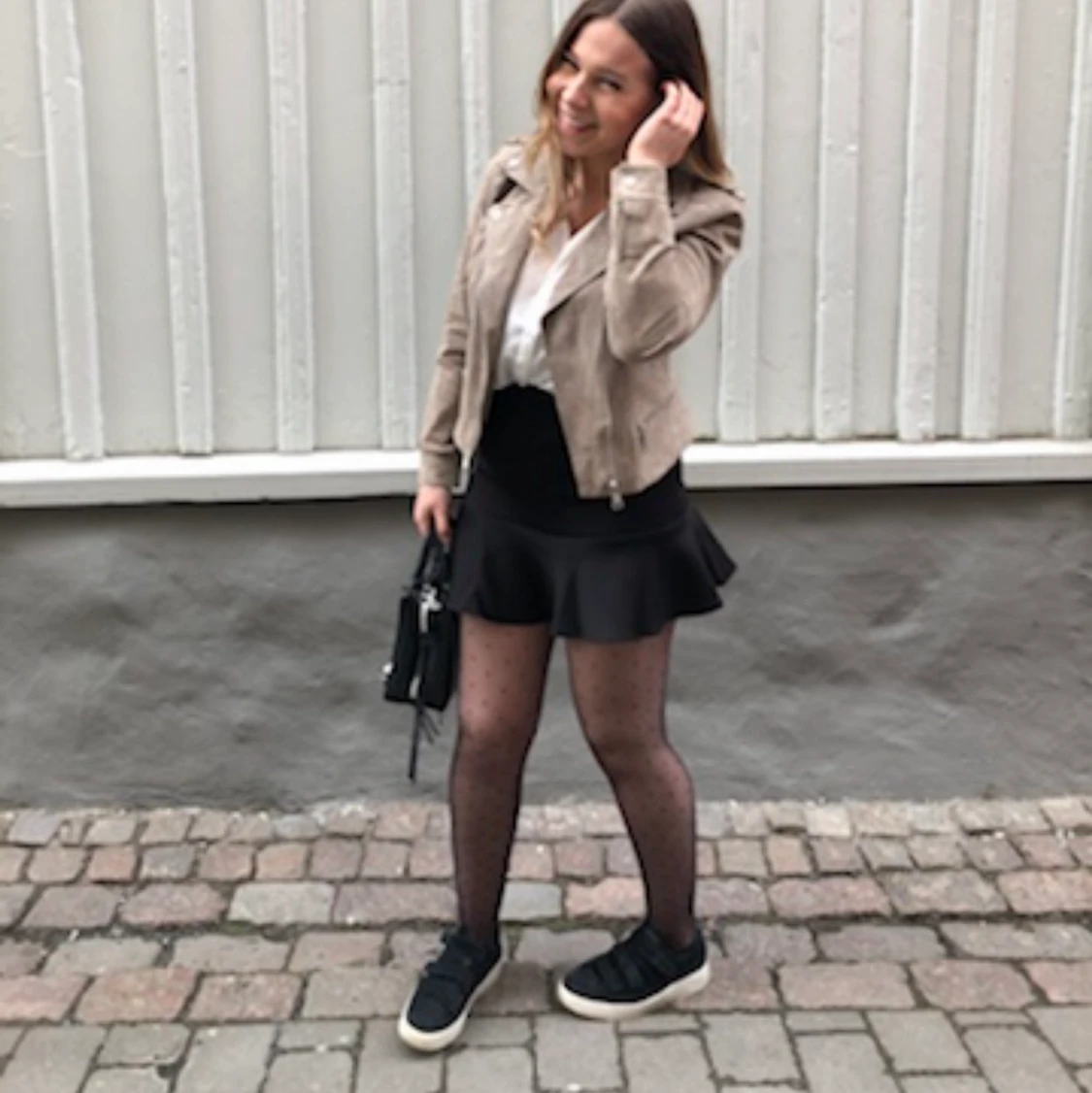 Beige Mockasydd jacka 