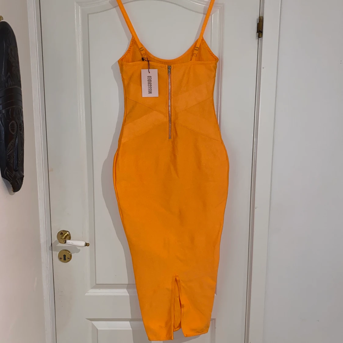 Oanvänd! Premium Bodycon Bandage Dress Orange - 91