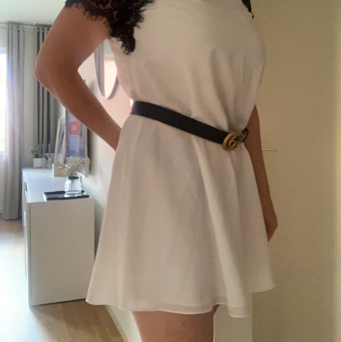 Klänning med spets - 90