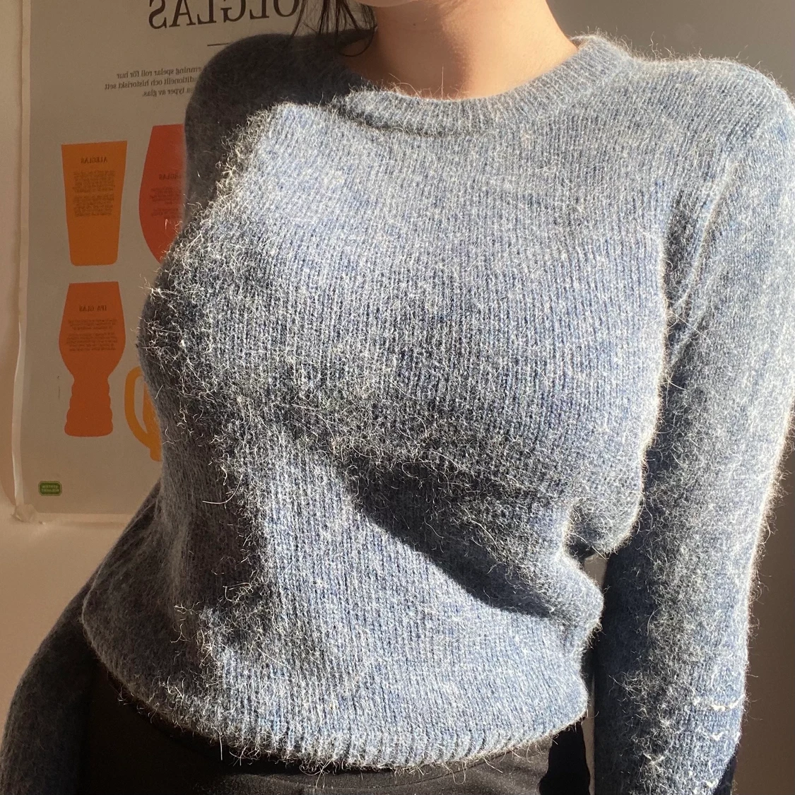 Fluffig tröja  - 90