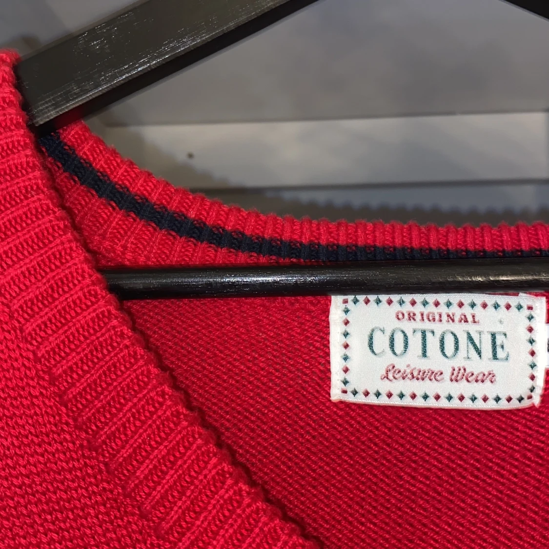 Röd vintage sweatervest 🙌 - 90