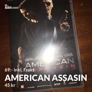 American Assassin DVD - Action/Thriller med Dylan Obrien. I fint skick