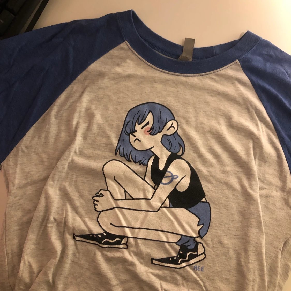 3/4-ärmad graphic shirt