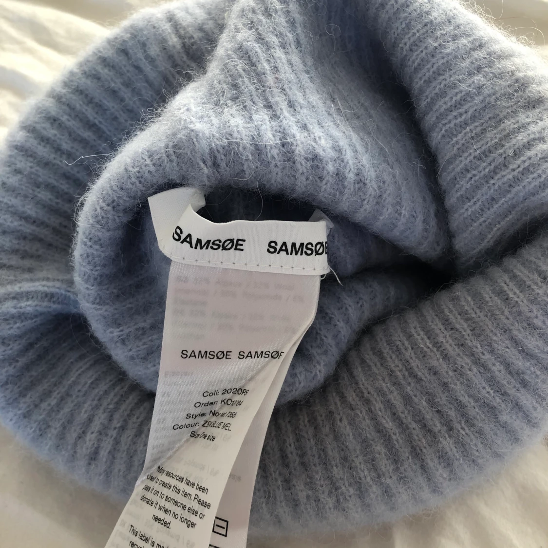 Babyblå samsøe samsøe mössa! - 90