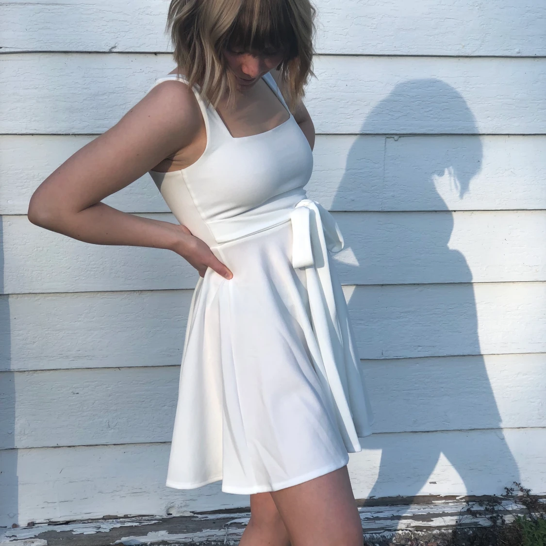 Superfin vit klänning