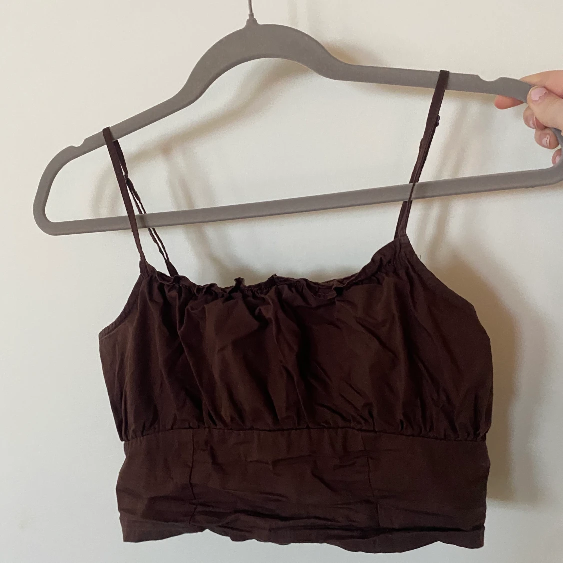 Brunt crop linne storlek 36 - 91