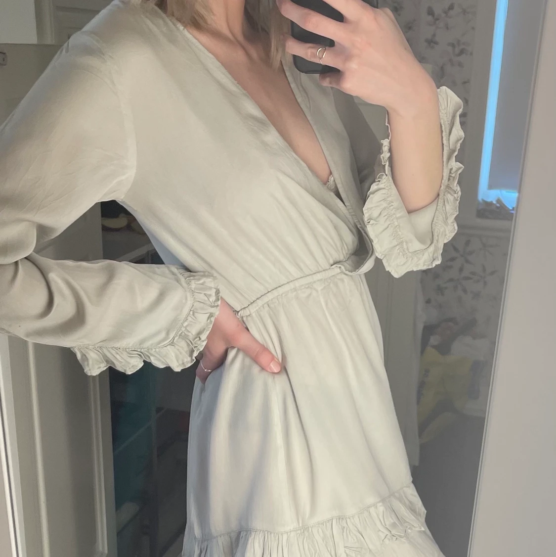 Mintgröna klänning - 91