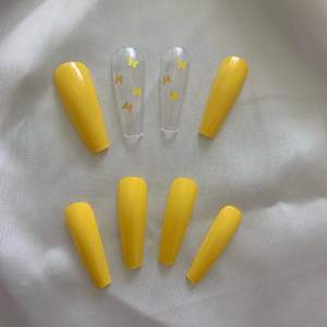 Det är inte bara dom åtta naglarna men det är 10st/ett kit och man får 10st dubbelsidig klistermärken som är till naglarna. Man får också lite extra naglar om naglarna är för stora eller för små                                                                            Lager status: 1/1.