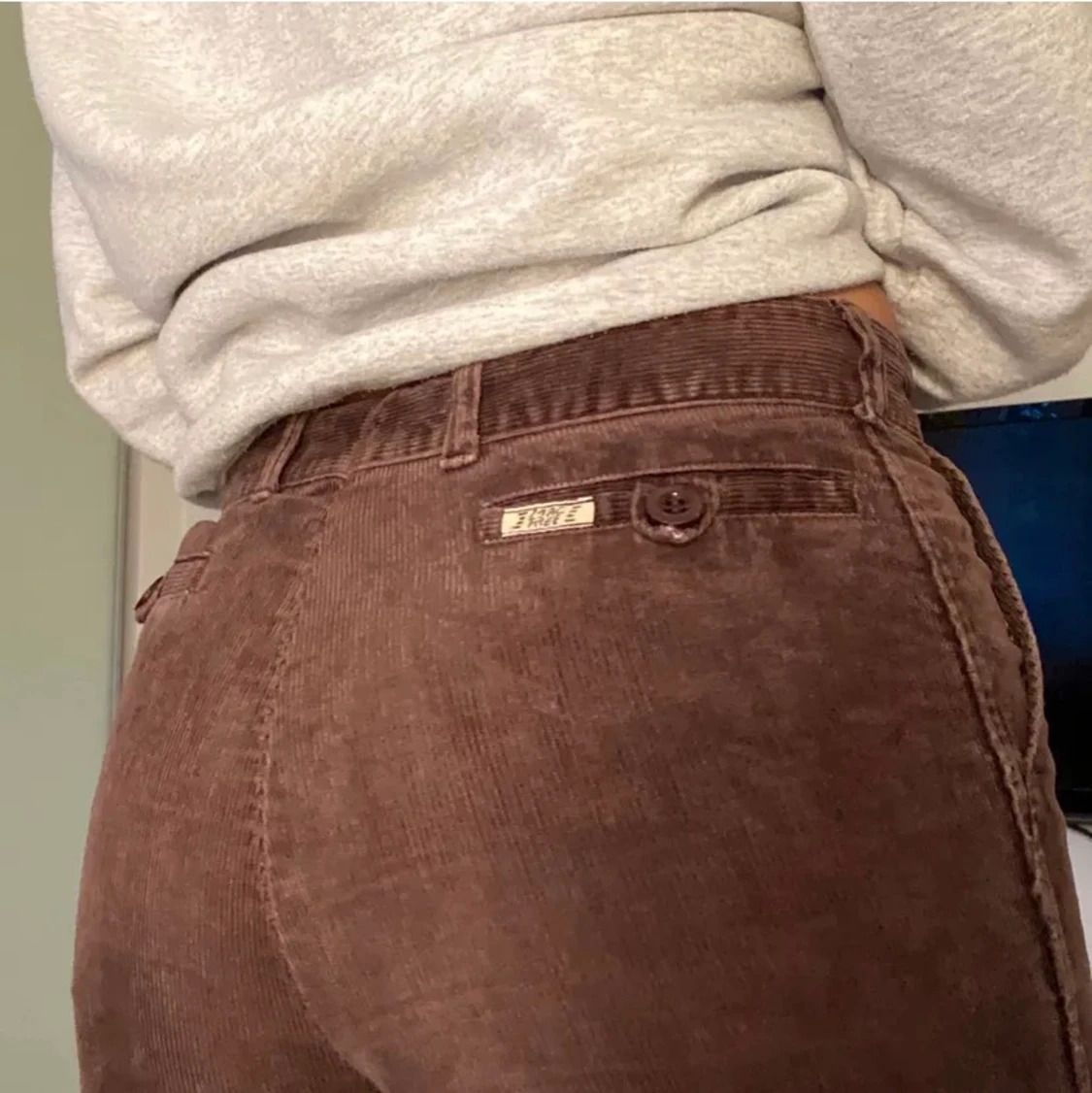 Bruna Manchesterbyxor  - 90