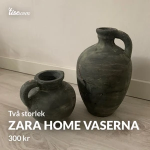 Zara home - Zara home vaser i rustik style. Pris kan diskuteras.
