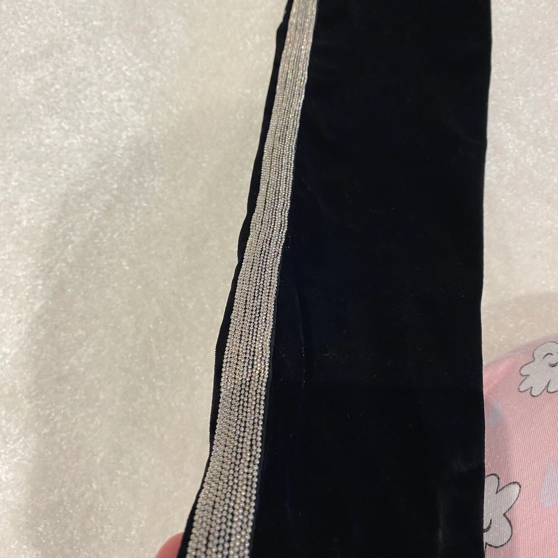 Helt ny svart sammet klänning - 90