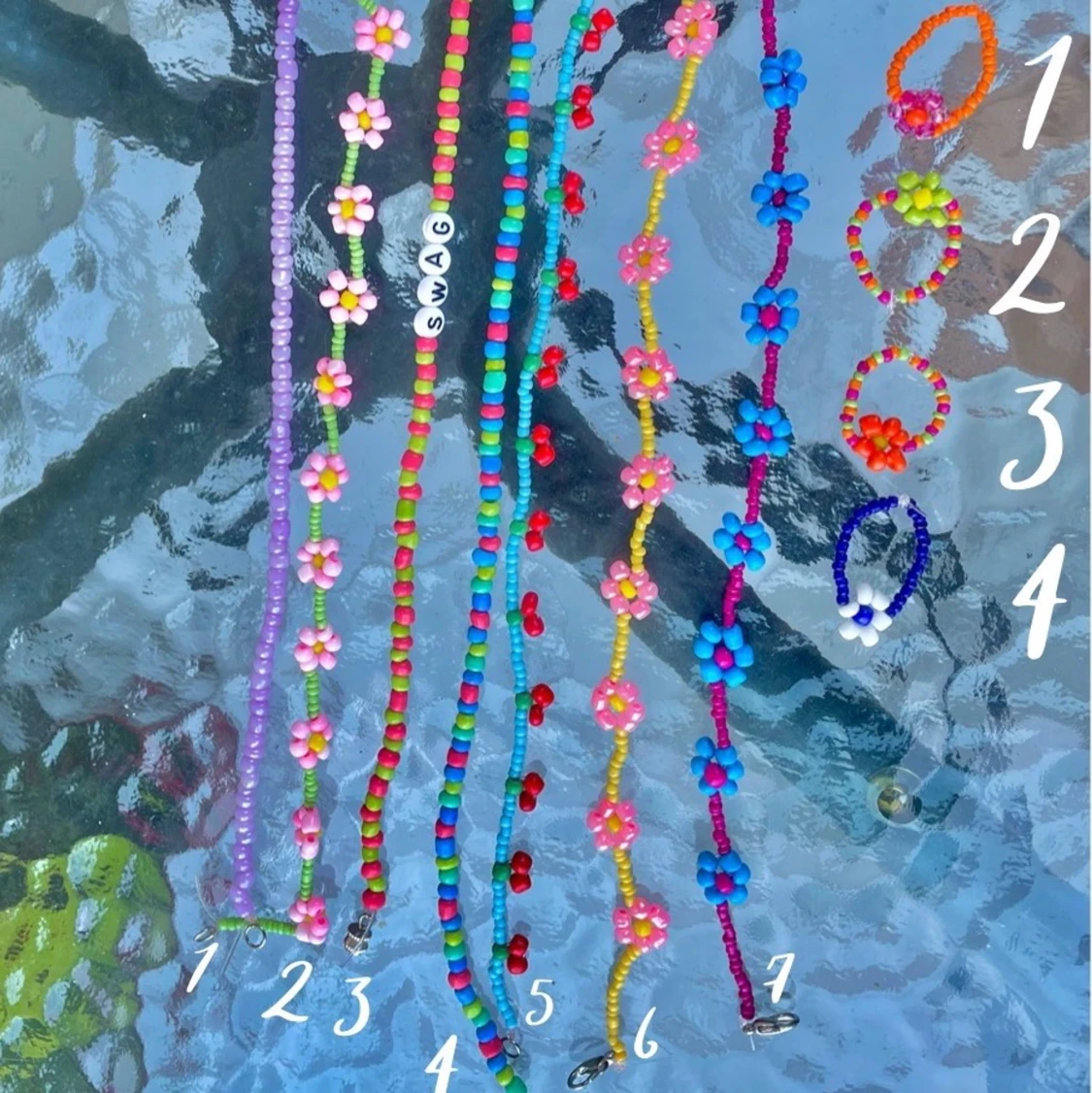 Chockers/halsband och ringar  - 90