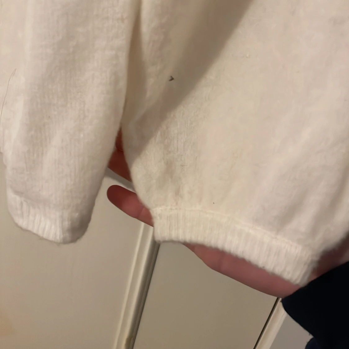 Mysig stickad tröja XS - 90