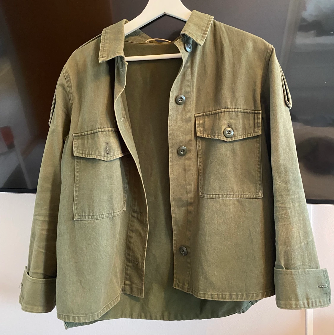 Grön vårjacka - 91