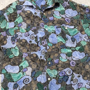 Vintage Skjorta  - Vintage skjorta (långärmad) med oversize passform, storlek S/M (uppskattningsvis)