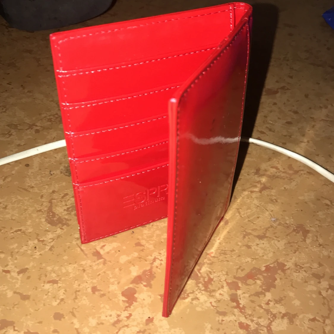 Röd Lack plånbok ESPRIT platinum - 91