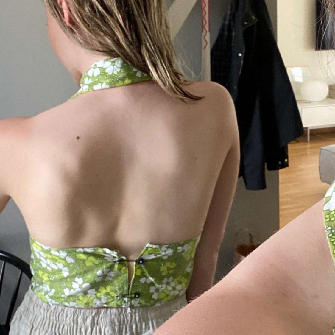 Halterneck topp - 90