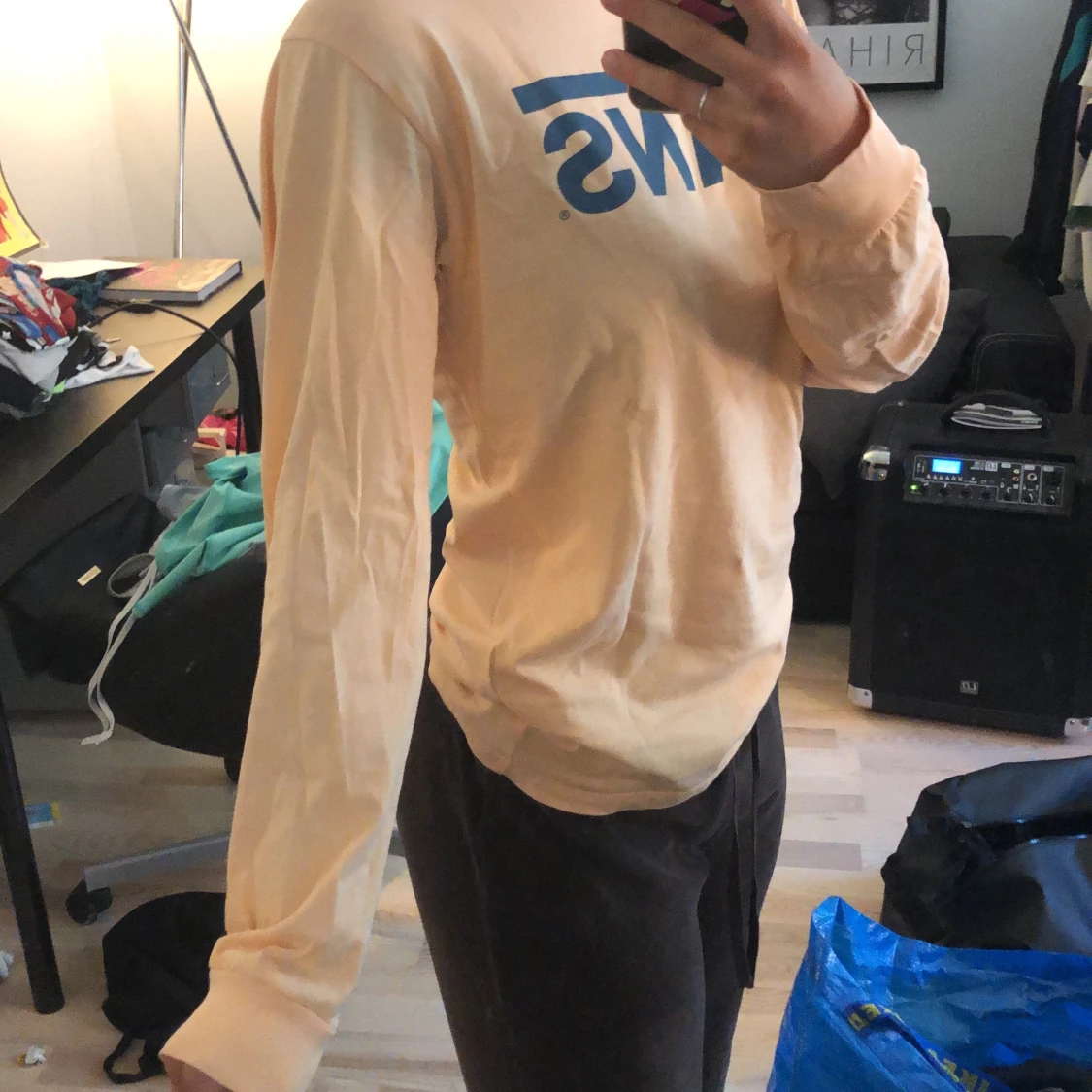 Aprikosfärgad vanströja - 37