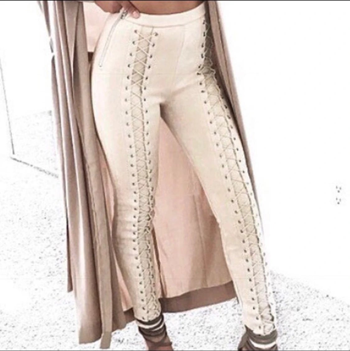 Suede byxor NYA - 90