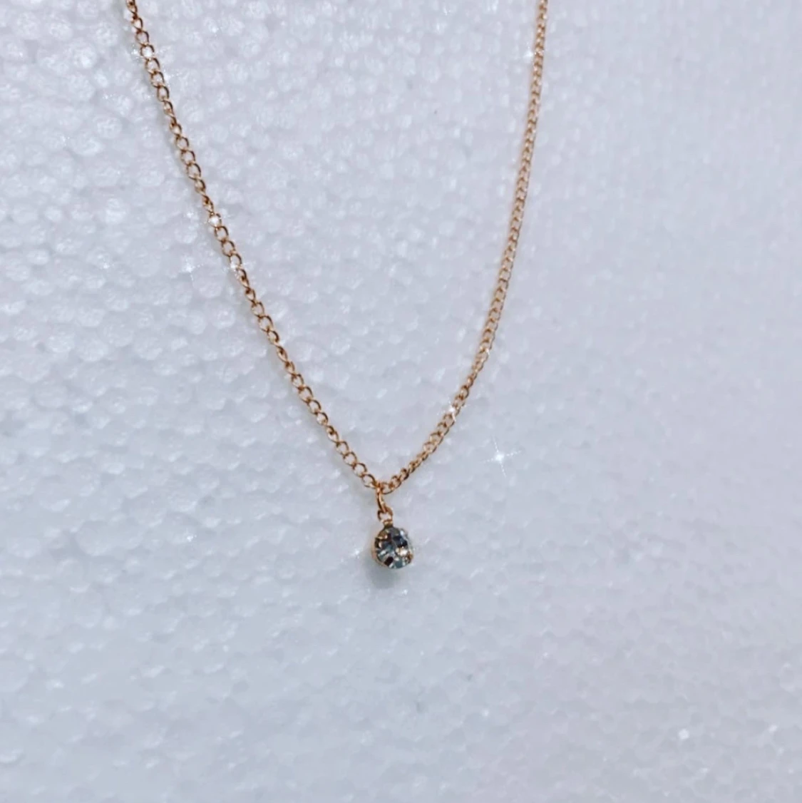 Diamant halsband guld 💎 