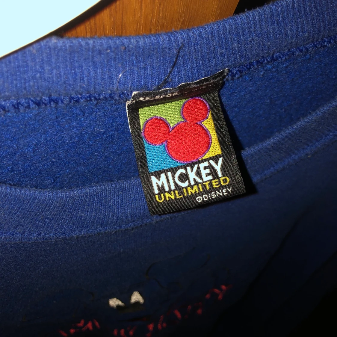 Mickey blå unlimited tröja  - 91