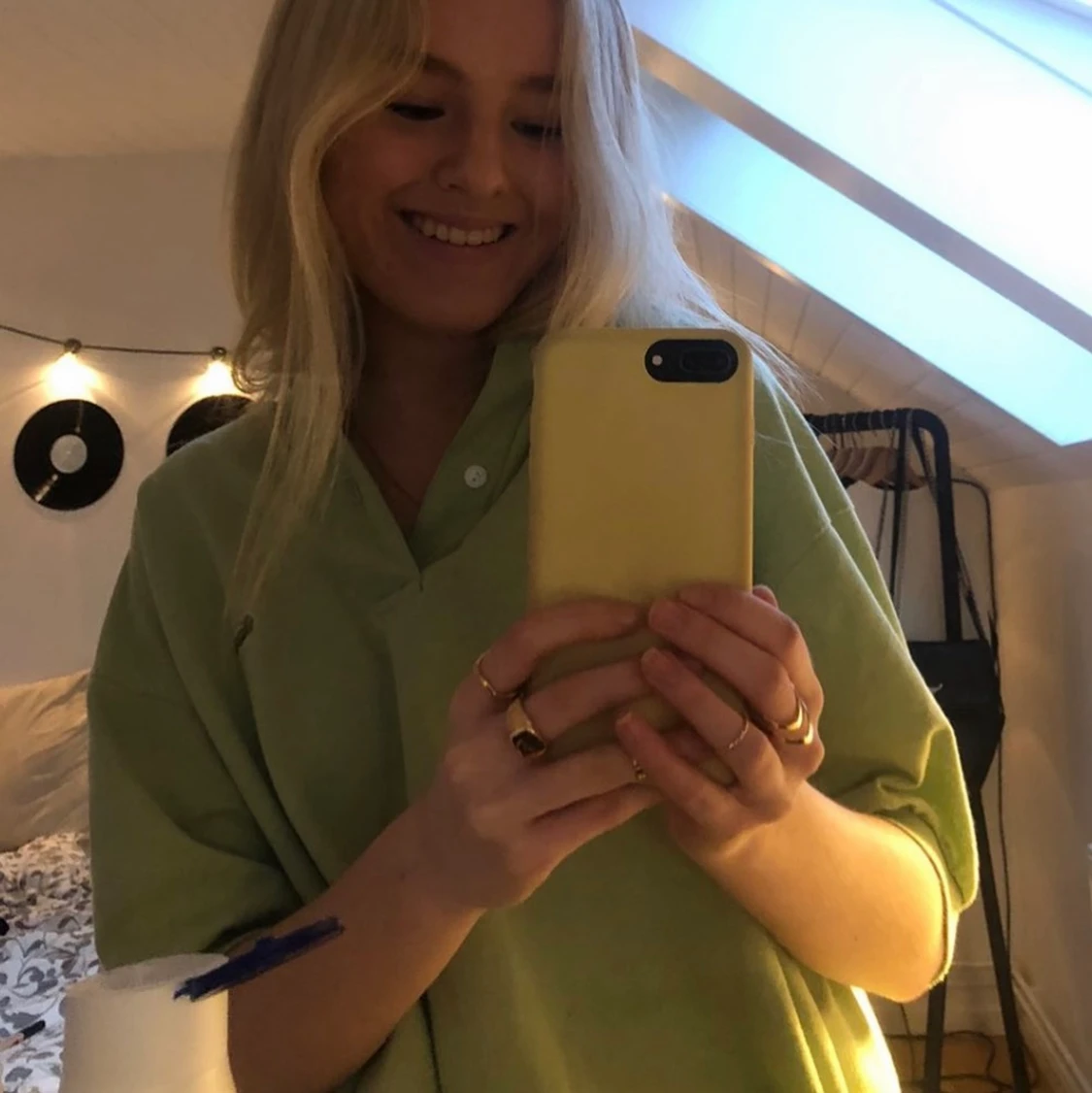 Grön oversized tröja 