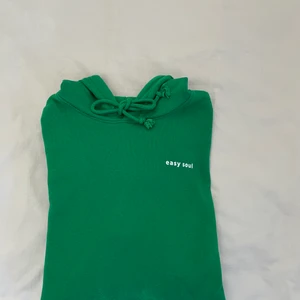 Somrig hoodie  - Grön hoodie från hm som är i fint skick och normal i storleken 