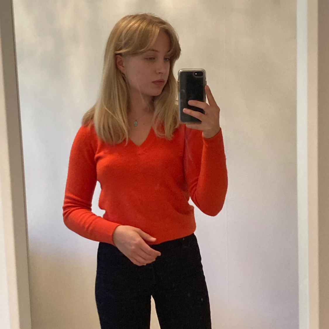 Orange tröja från Benetton