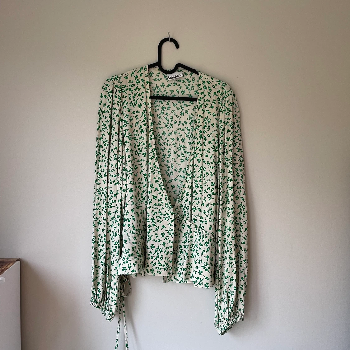 Ganni wrap blouse - 90